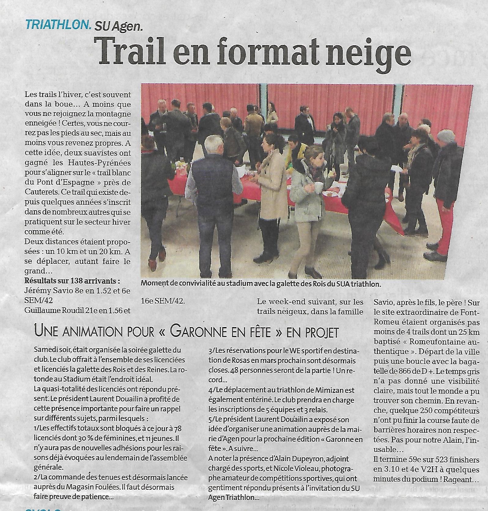 Le Petit Bleu du 30 janvier 2018