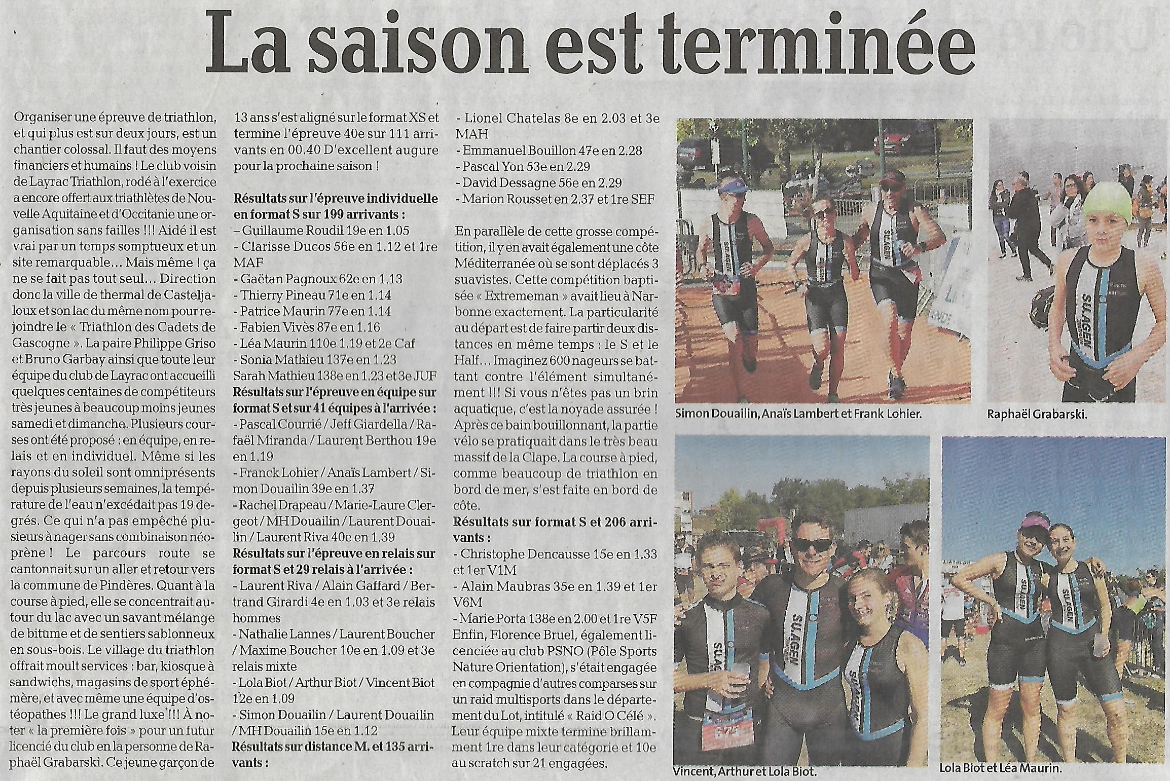 LE Petit Bleu du 5 octobre 2018